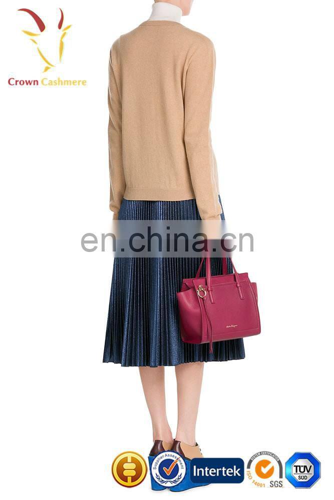 Soft and warm cashmere cardigan sweater for women winter