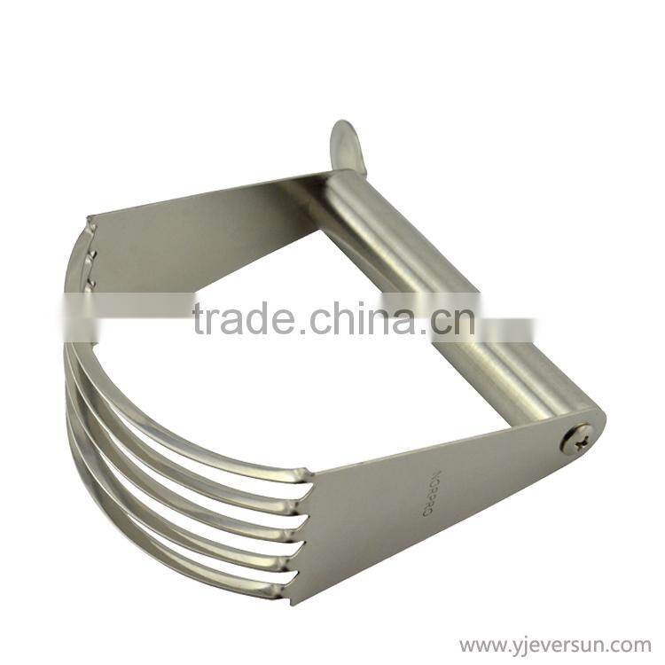 Top sale high quality non-slip grip stainless steel dough pastry blender