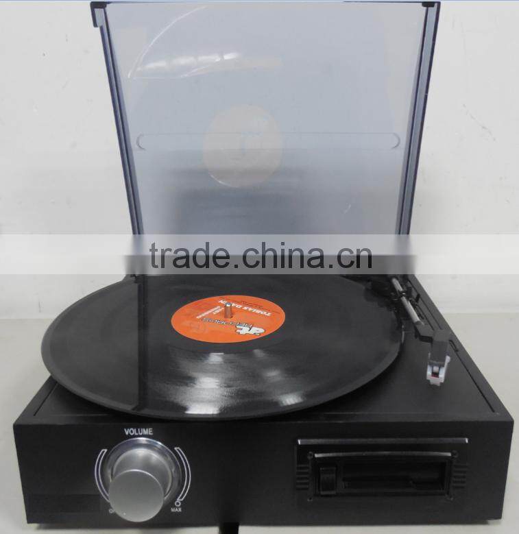 DS-2011 Cassette turntable player, records and tapes, 3-speed turntable