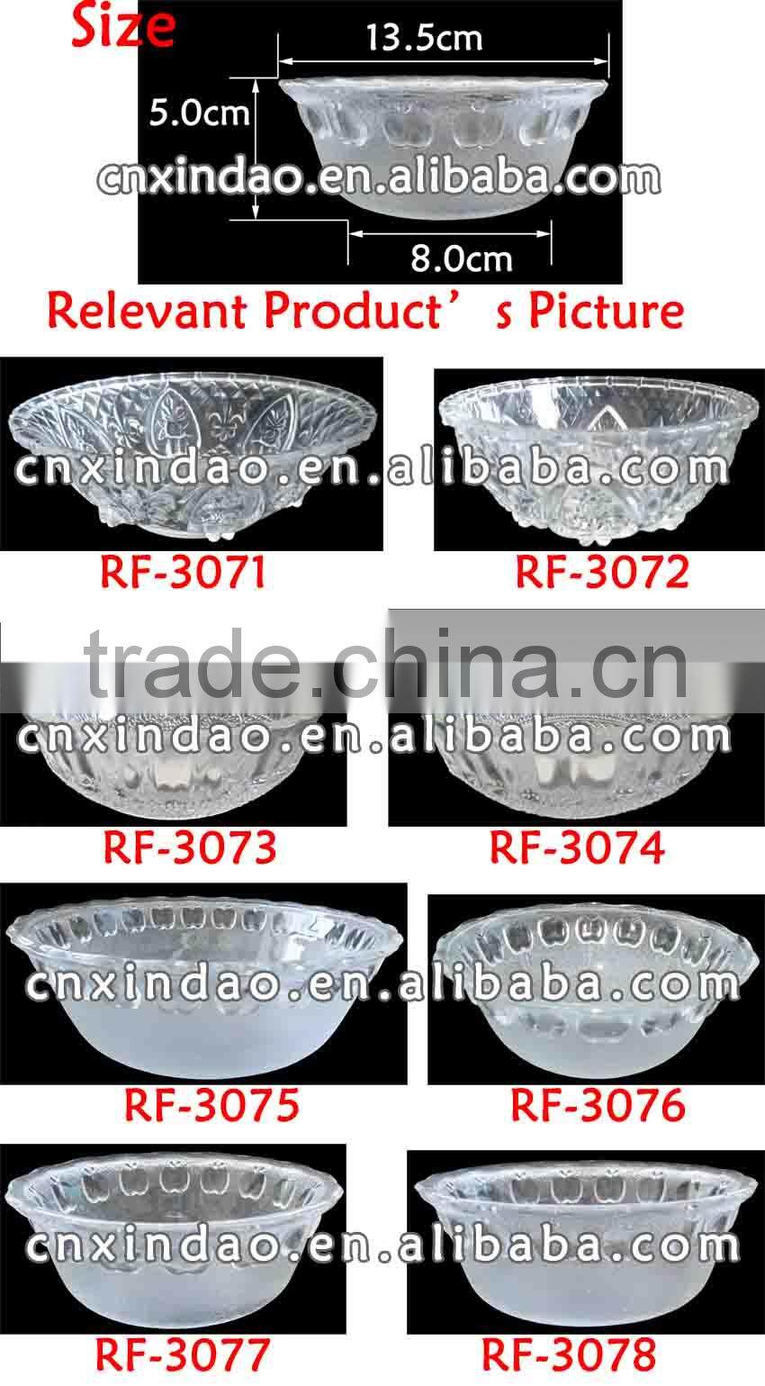 Professional Zibo Made Round Clear Promotional Glass Mixing Bowl for Kids