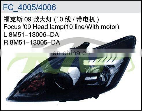 For Ford  Focus  Headlamp 2009  head Light Auto Headlamp  Headlights Car  Headlamps