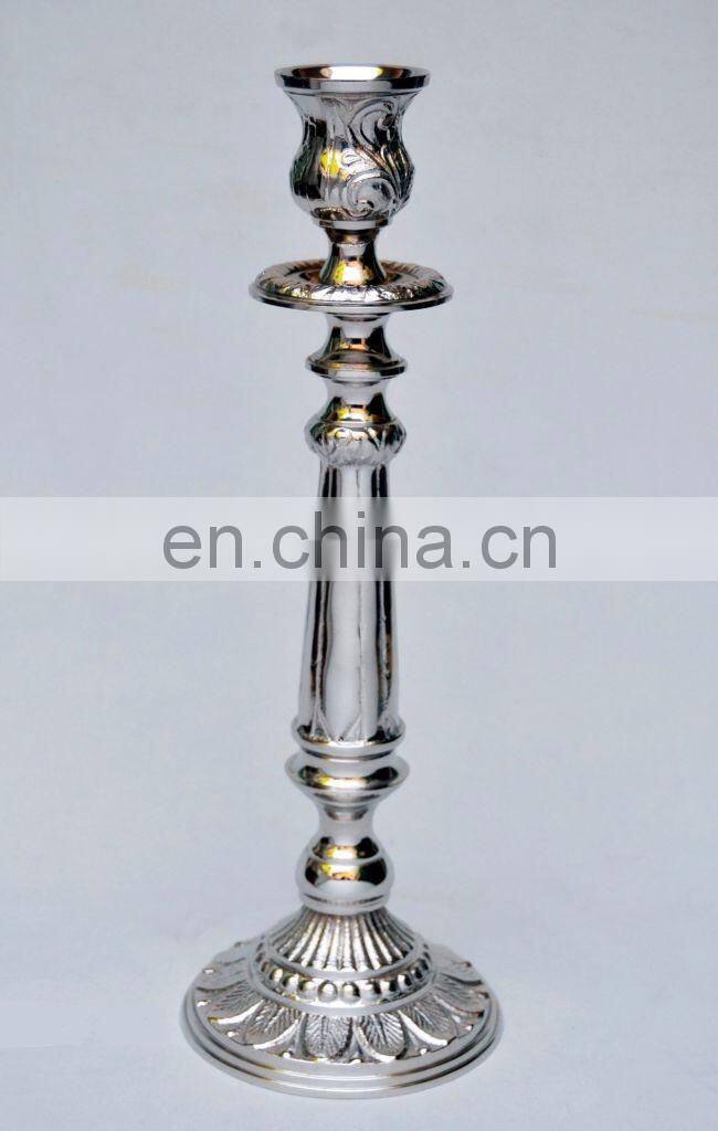 antique metal candle holders