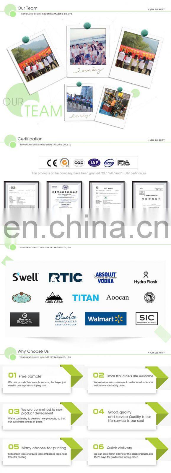 22oz blue Double wall Thermos cup Stainless Steel Vacuum Insulated Tumbler with lid