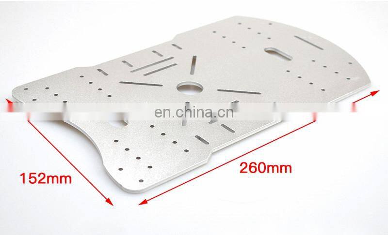 Unfinished 4WD Load Capacity 10-15KG Mecanum Robot Car Smart Car Chassis Kit w/ 60mm Omni Wheels