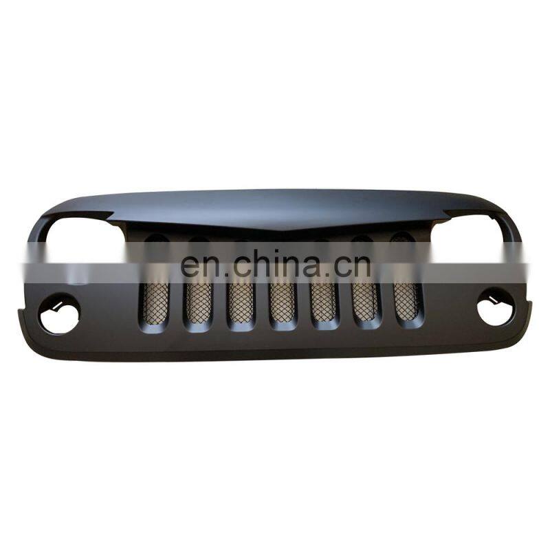 J034-3 for jeep JK front grill little bird plastic+barbed wire grille lantsun