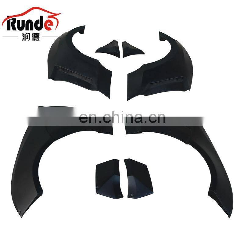 Runde GTSS Style Resin Or Carbon Fiber Material Wide Body Wheel Eyebrow For 2015-2021 Ford Mustang body wheel eyebrow