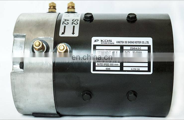High Efficiency 48V Golf Cart Electric DC Motor ZQ48-4.0-C