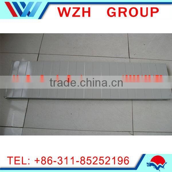 Acoustic wool panel with PE painted galvanized steel surface