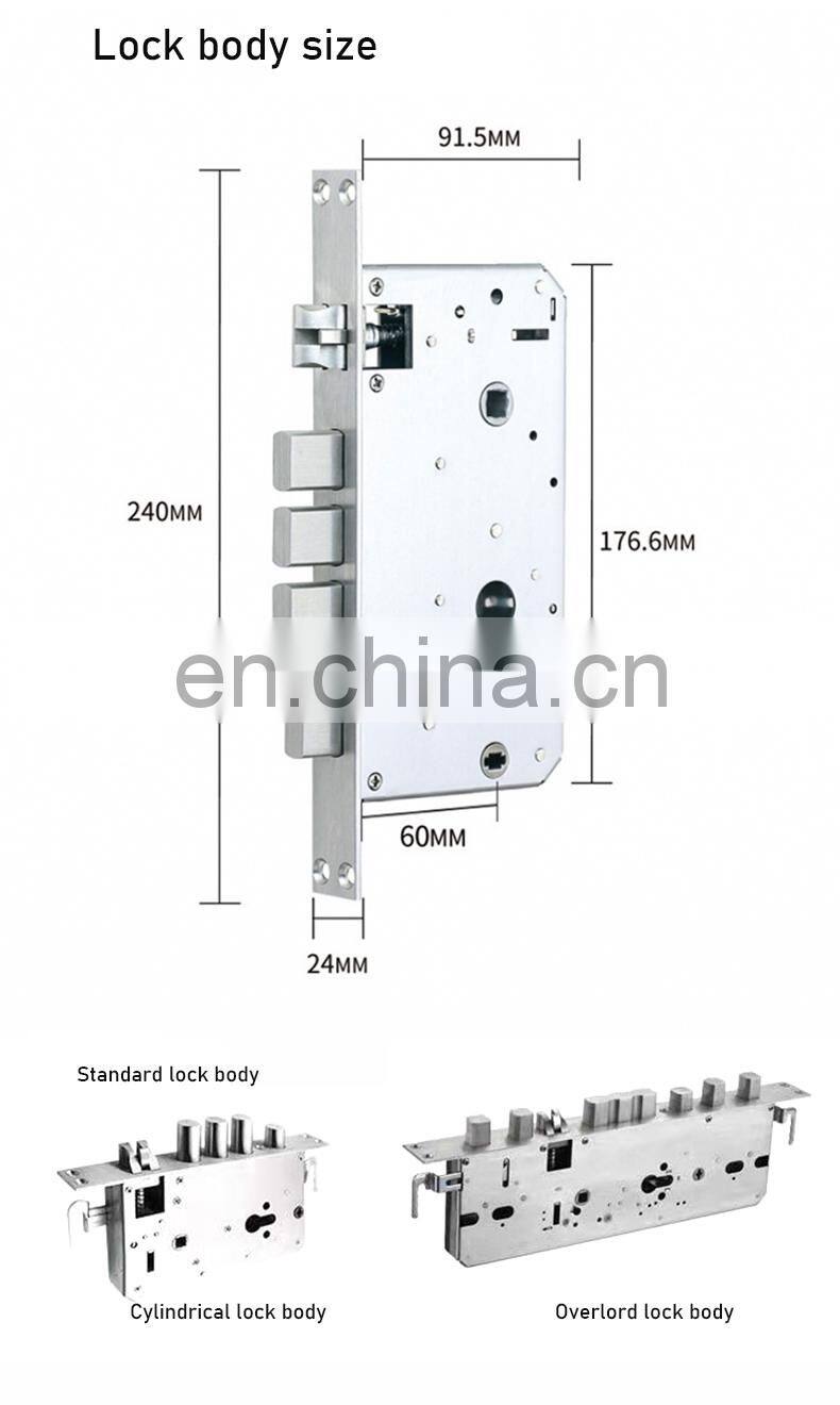 visible cat eye lock outdoor password electronic audio fingerprint gate smart digital door lock with camera for front door