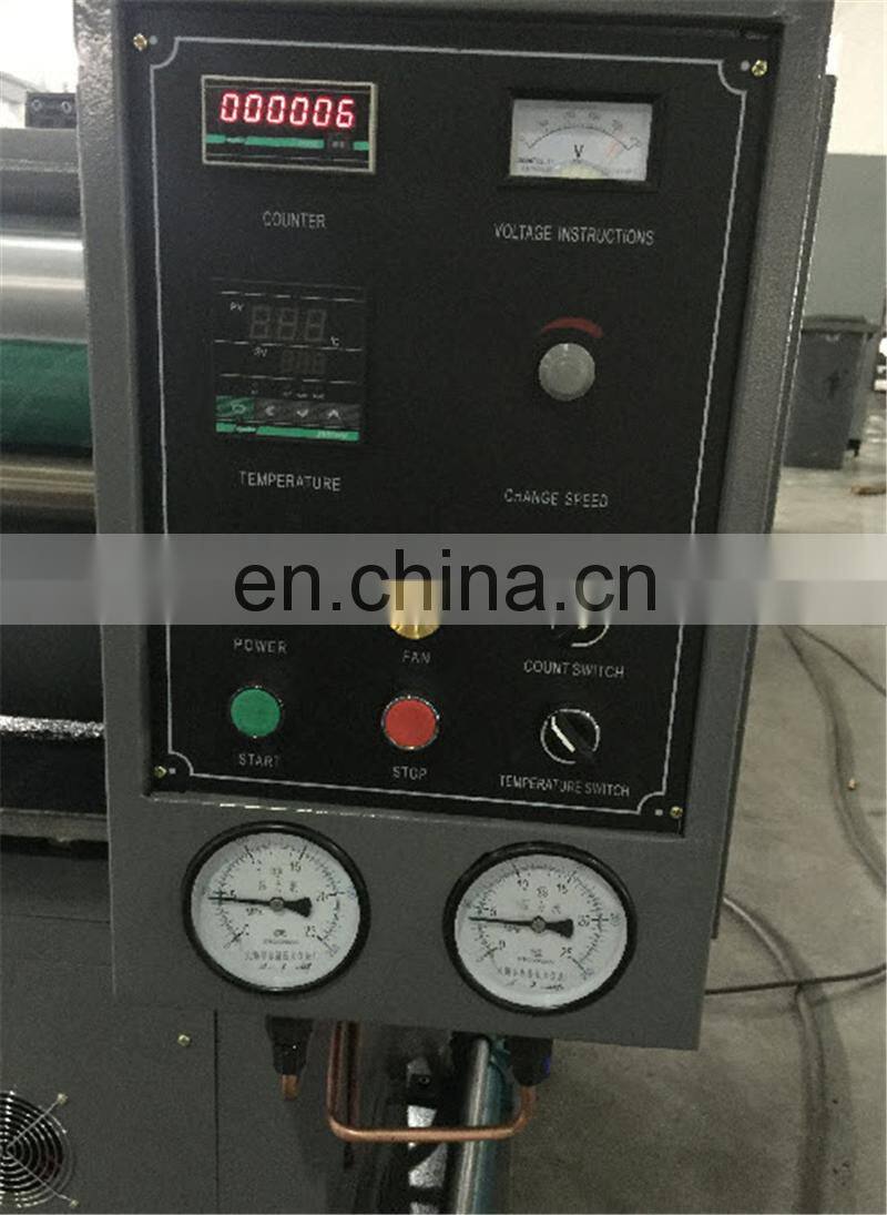 MYW920 Reliable Manual CIGARETTE BOX Embossing Machine, paper POKER CARDS sheet graining equipment machinery