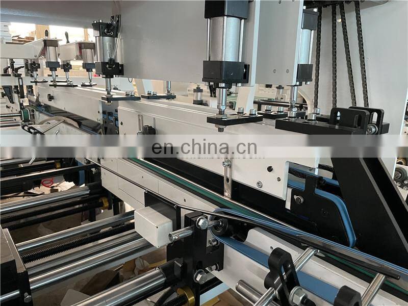 YZFG600/800 High Speed Pre-folding Automatic chocolate dessert packaging paper Carton Box Folder and Gluer with Prefold System