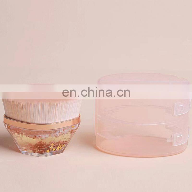 Portable Cosmetic Brush 55 Magic Makeup Hot Selling New Style Flat Foundation Brush Liquid Foundation Brush Flat Top