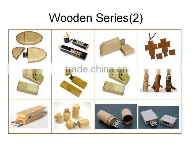 Factory Direct Selling Cheap Price of Swivel Wooden USB Flash