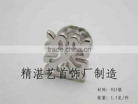 18K Gold Plating 925 Sterling Silver Brooch