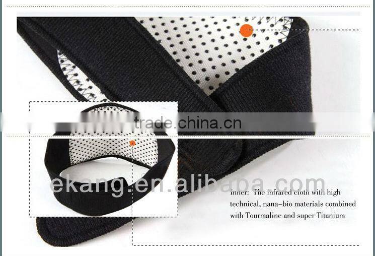 Pain relief tourmaline magnetic heating neck wrap