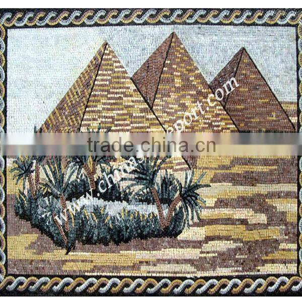 Metal Mix Marble Mosaic