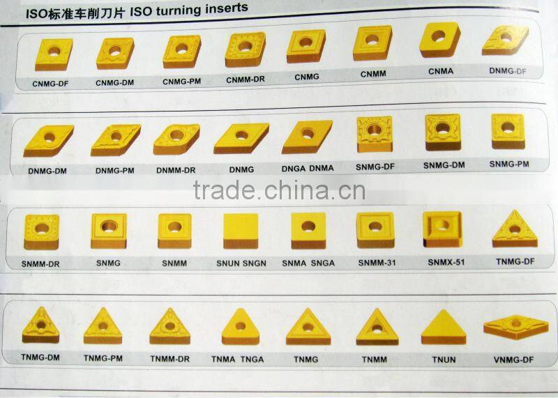 tungsten carbide turning inserts with Coating TICN/AL 203