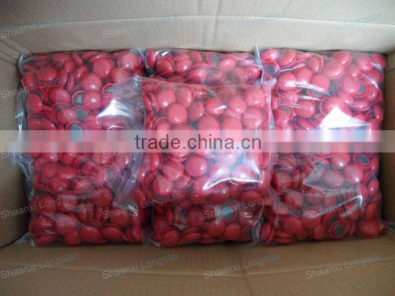 Flat Round Magnets With Plastic Cover