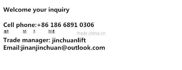 50-350KG hydraulic wheelchair elevator for disabled/wheelchair platform small home lift