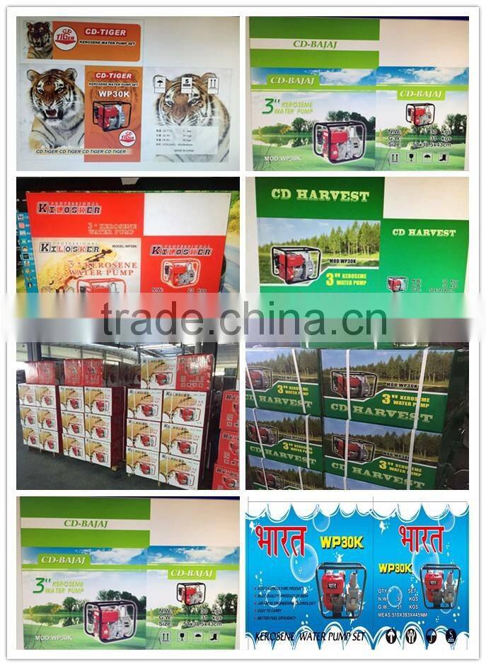 6.5 HP Good Quality 2'' 3'' Kerosene Water Pump 168F-1 Engine Pump Famouse Model In Indian