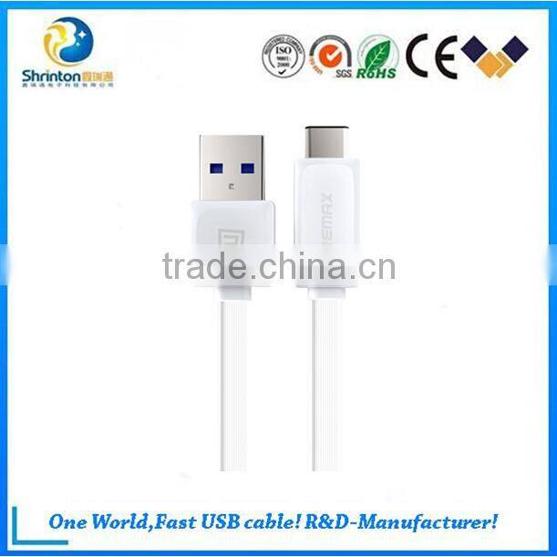 2015 Hottest USB 3.1 Type-c cable with super speed 1M White Type-c cable