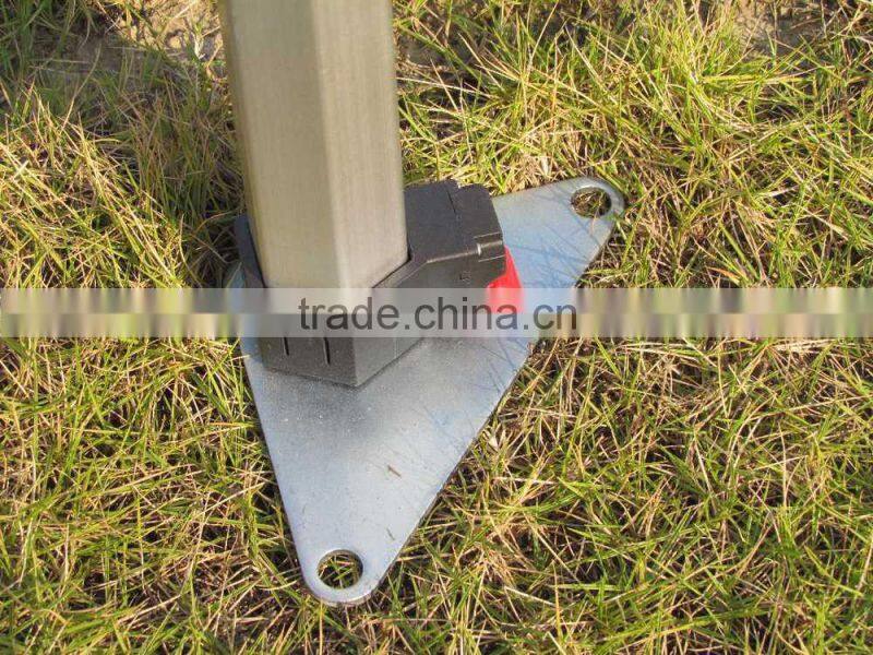 10x10 outdoor aluminum frame folding tent, hex tube pop up gazebo tent 3x3