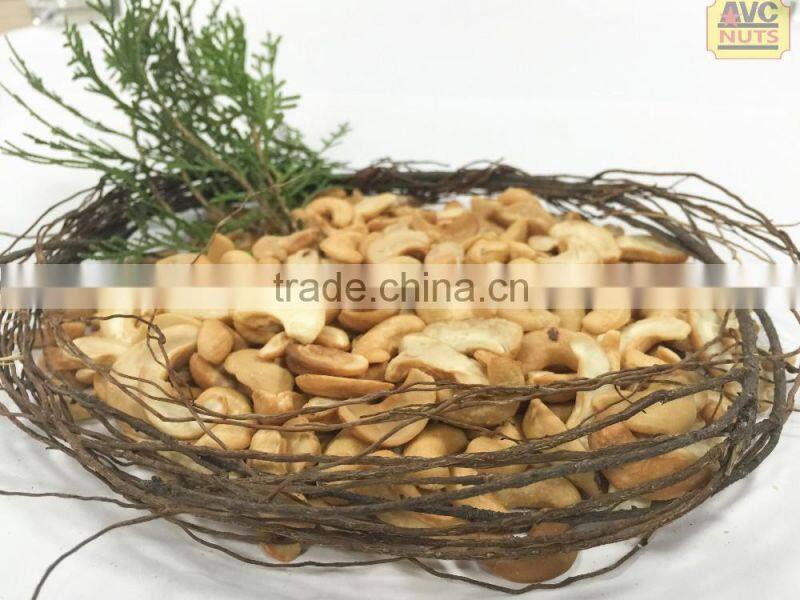 Vietnam broken roasted cashew nut grade WS AFI standard, Kosher, HACCP, BRC Certificates