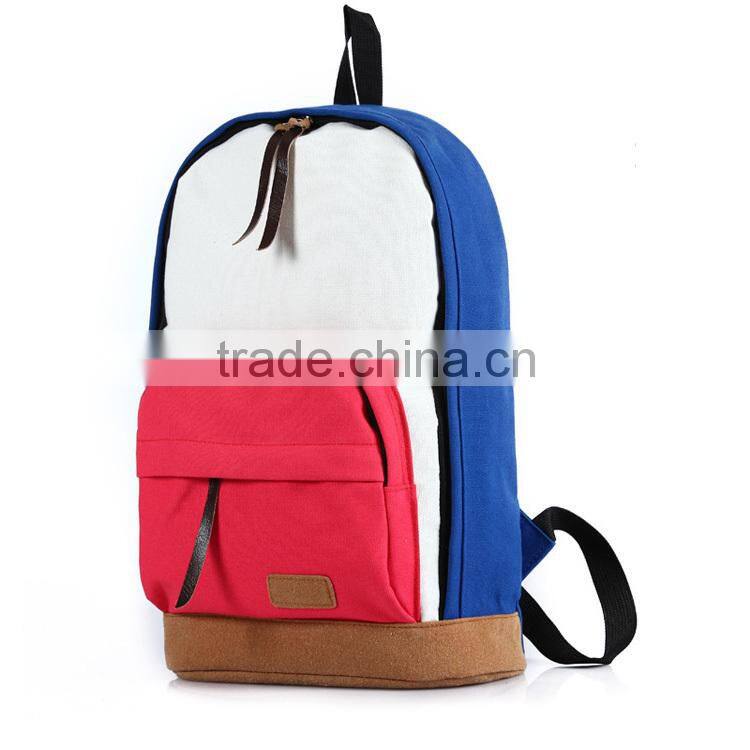 Vintage Korean Style Canvas School Shoulder Backpack Bag