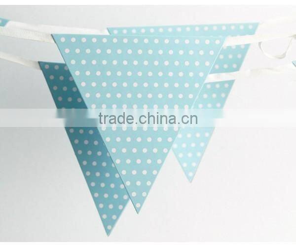 Chevron Paper Flag,birthday party flag,children's day party banner all for Kids