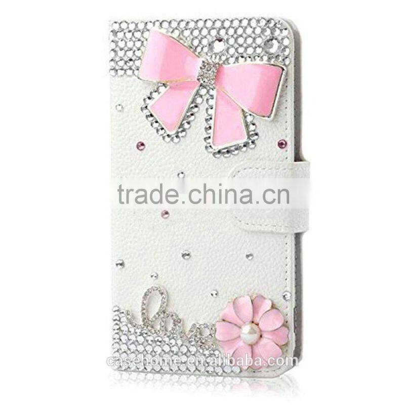 Girls Flip Cover for Samsung Galaxy Core Prime Diamond Case