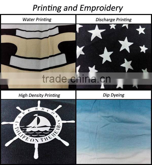 Professional high quality women blank 3/4 Sleeve t shirt manufacturers