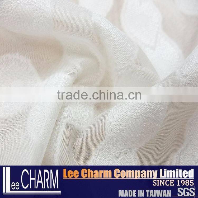 Polyester Nylon Waves Pattern Jacquard Fabric