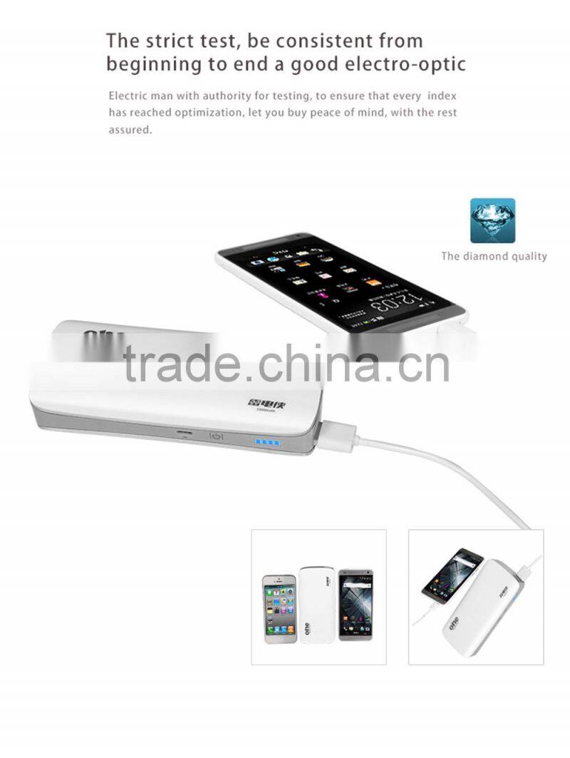 Universal 10000mah Backup External Battery Usb Power Bank Charger for Cell Phone 4s 5s