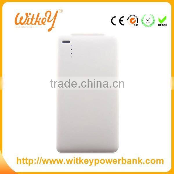 Colorful Ultra thin small USB charger Mobile Phone Power Bank