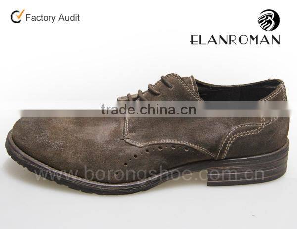 Hot-sales cow suede leather shoes men