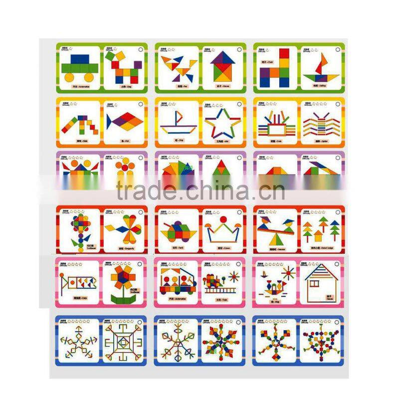 frobel gift gabe 7 preschool wooden pattern toys early learning toys for kids