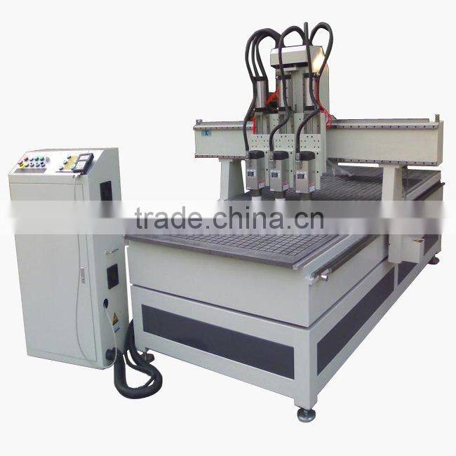 Chuangxing 3 spindle heads CNC Router machine