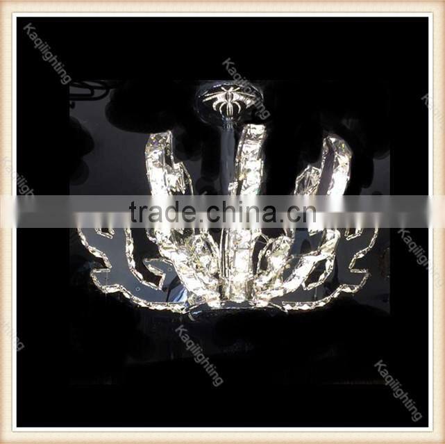 Factory-outlet Luxury Big Crystal led Chandeliers Exquisite carft Clear K9 Modern Pendant Hanging Light for villa, hotel, hall
