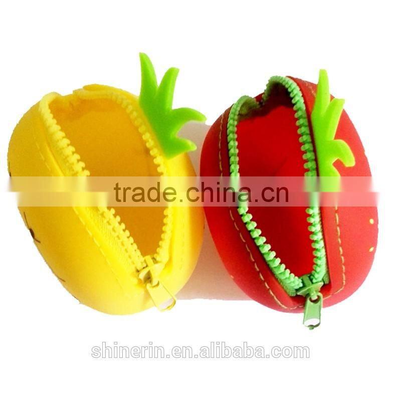 Women Gender Classic Zipper Emoji Coin Bag Custom Cartoon Design Ladies Clutch Silicone Purse Wallet