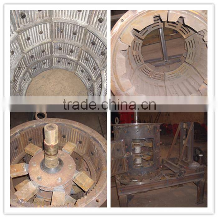 break iron ore,sand rock,gypsum,the dregs of blast furnace,coal vertical combination crusher
