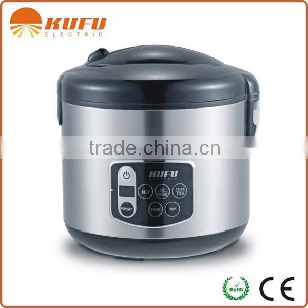 KF-R1 1.8L S/S + plastic body rice cooker with ce approved
