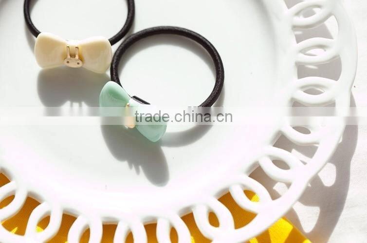 New Brand Designer Headwear Solid Hair Ribbons Band Rope Holder Bow Hair Accessories
