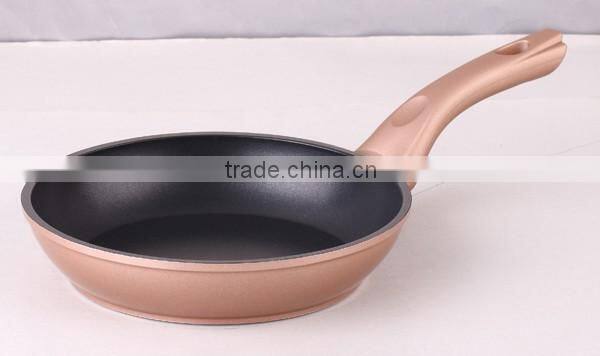 Aluminum Pressed/ Forged Copper nonstick Coating Outer Painting Fry Pan Pizza Pan Egg Pan Round Crepe Pan