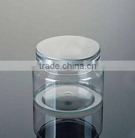 Pet clear hair mask jar for aluminum cap jar