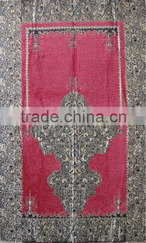 Indonesia Colorful New Muslim Yarn-dyed Jacquard Complicated Design Chenille Fashion Prayer Rug XN-008