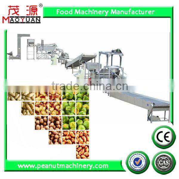 High capacity automatic peanut frying production line with CE,ISO9001
