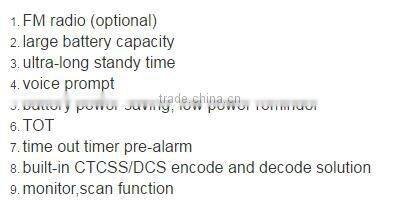 High quality military equipment walky talky Wanhua HTD - 818