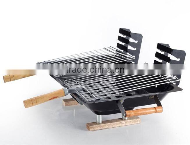 Fashion folding portable charcoal hanging bbq grill