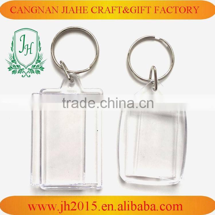 T-shirt shaped Plastic type custom printed acrylic keychains key ring