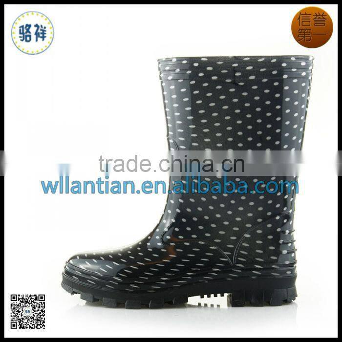 Ladies Fashion waterproof warm pvc snow boots